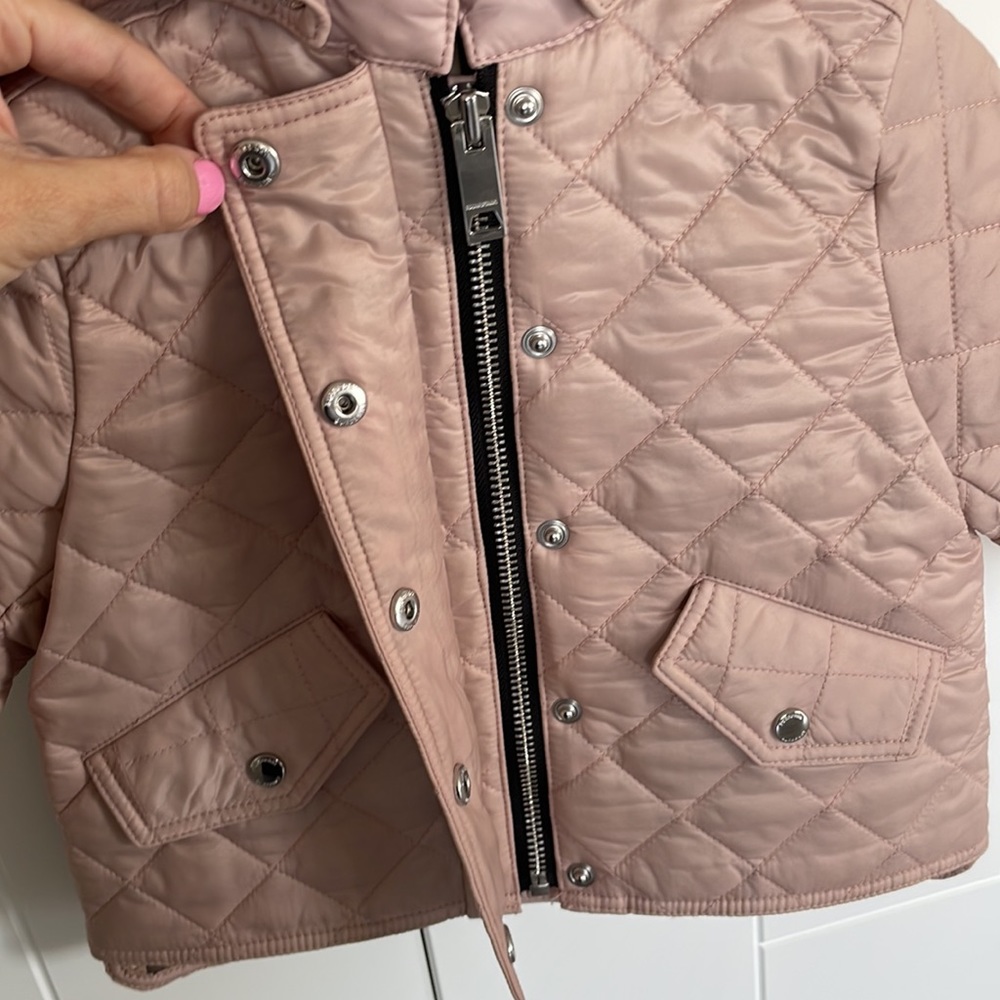 Burberry Pink Quilted Jacket - Picture 4 of 12